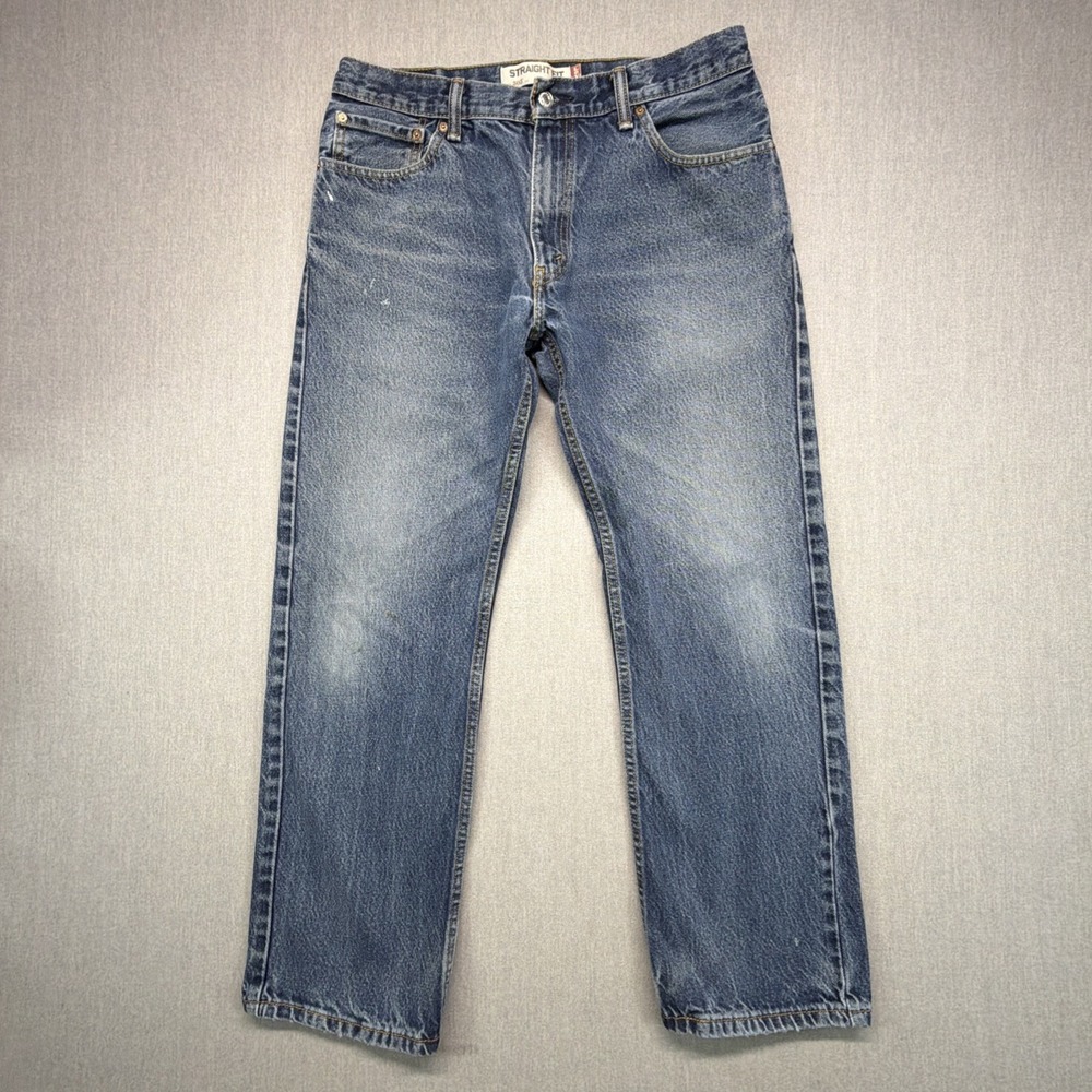 Levi's 505 Jeans Mens 34x30 (Fits 34x28) Straight Leg Great Fade Y2K‎